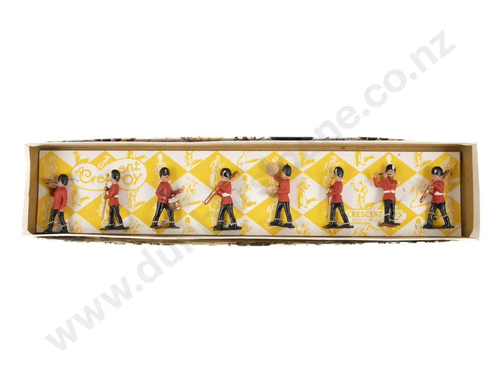 Boxed as New Made in England Crescent Toys Scots Guards Marching Band 8pces Image 1++