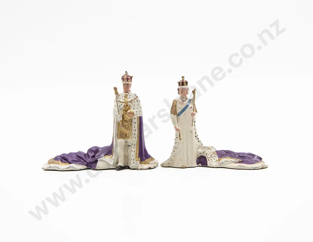 Unboxed Britains Coronation HM King George VI and Queen Elizabeth 1937 Image 1++