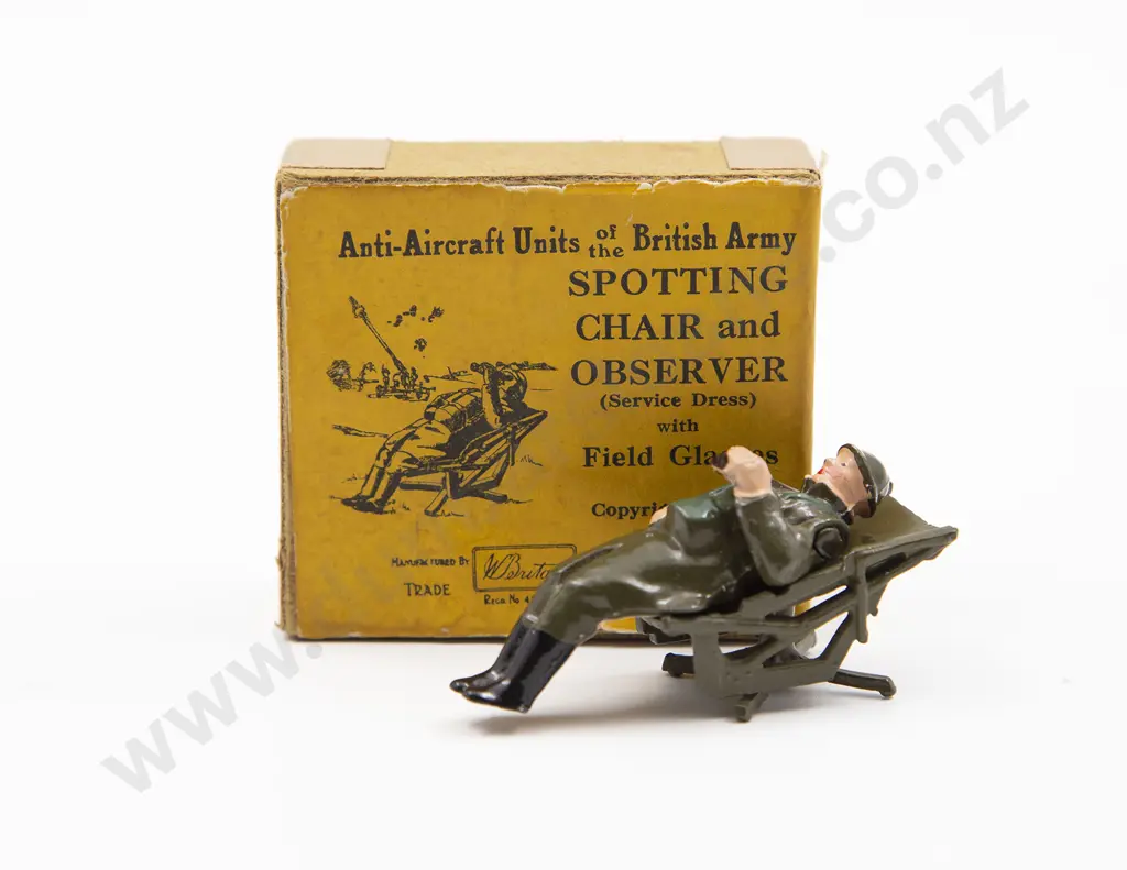 Boxed Britians Anti-Aircraft Spotting Chair and Observer No 1731 Image 1++