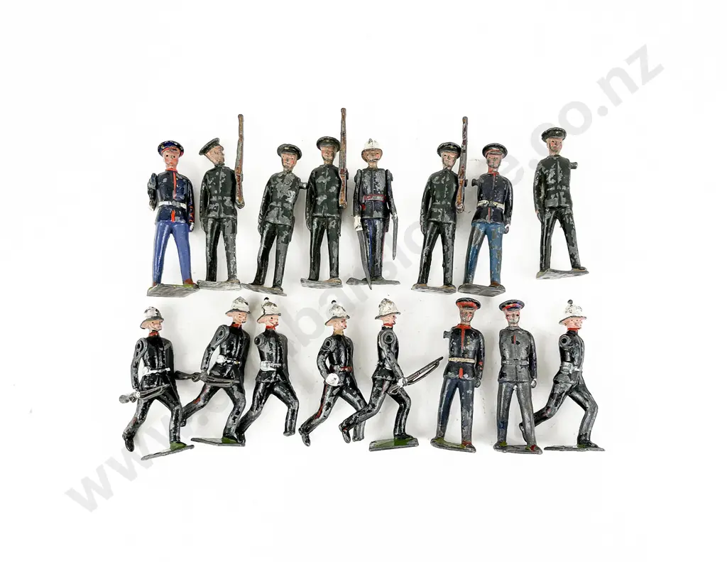 Britains Mixed Royal Marines Regiments 7pces + Image 1++