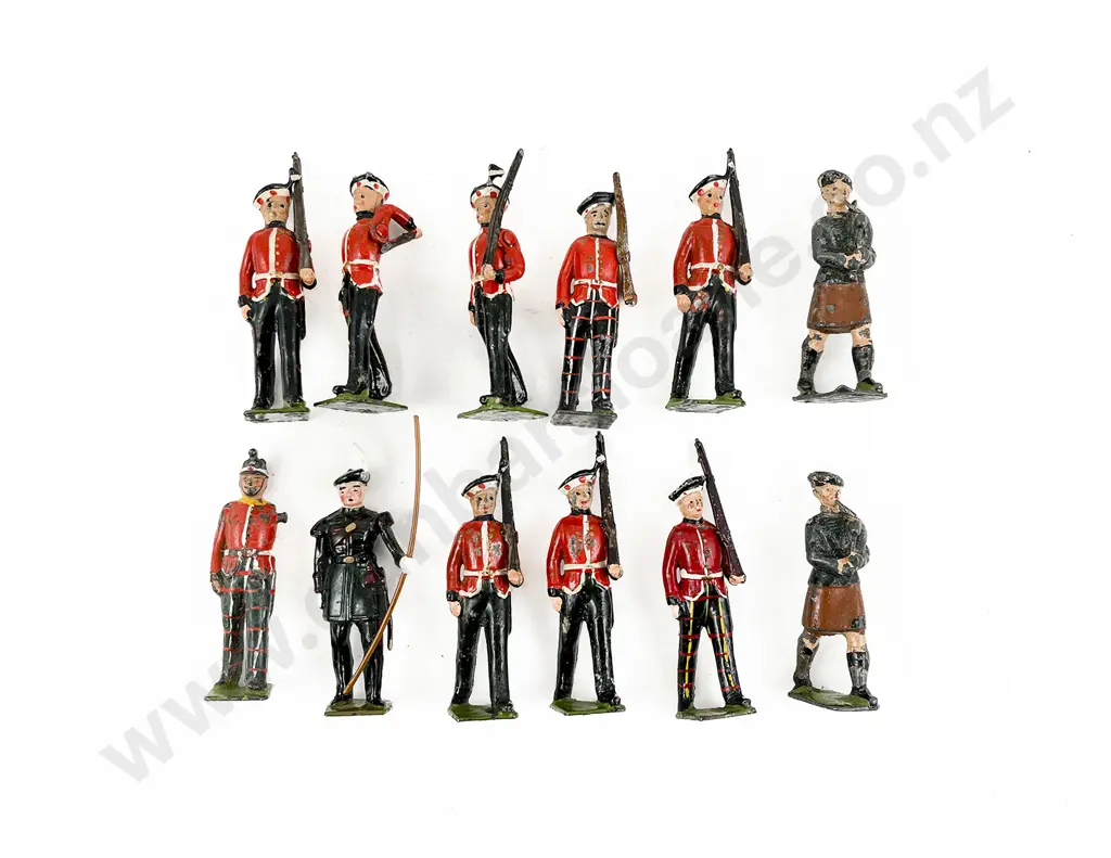 Britains Royal Scots and Other High Regiments 11pces Image 1++