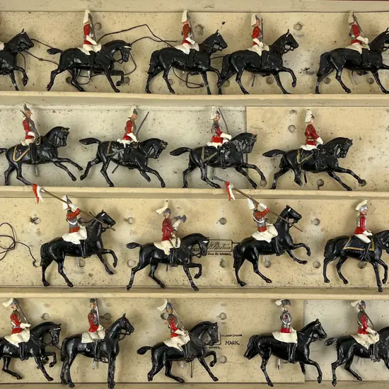 Britains Life Guards and Dragoons in Early Types of the British Army Box No22