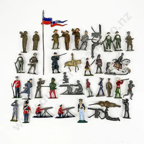 (Non-Britains) Collection Early and Vintage Lead Soldiers
