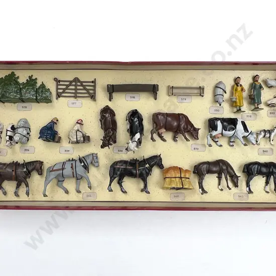 Britains Retail Sample Box of Farm People and Animals