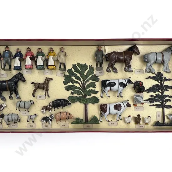Britains Retail Sample Box of Farm People and Animals