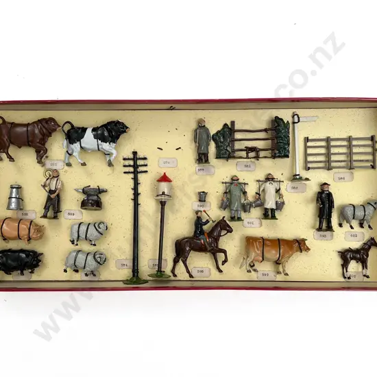 Britains Retail Sample Box of Farm People and Animals