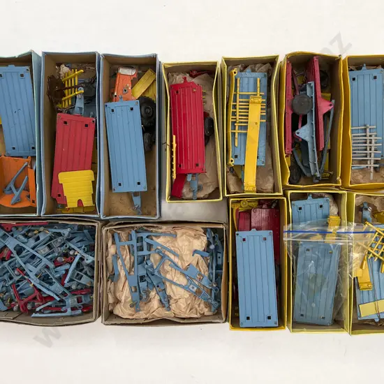 Multiple Boxed Crescent Toys Farm Hay Trailers