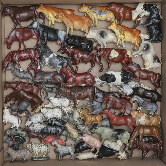 Mainly Britains Various Farm Animals approx 70pces