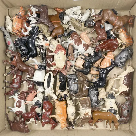 Mainly Britains Various Farm Animals approx 70pces
