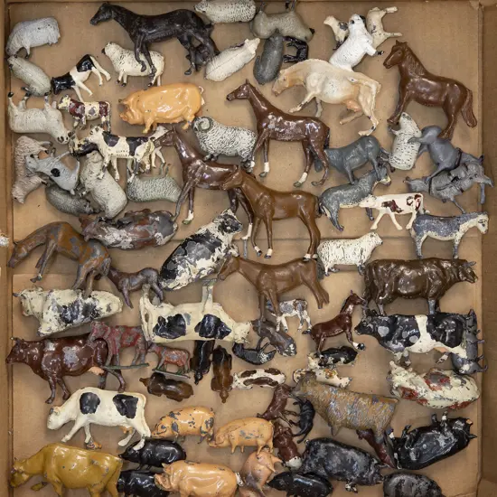 Mainly Britains Various Farm Animals approx 70pces
