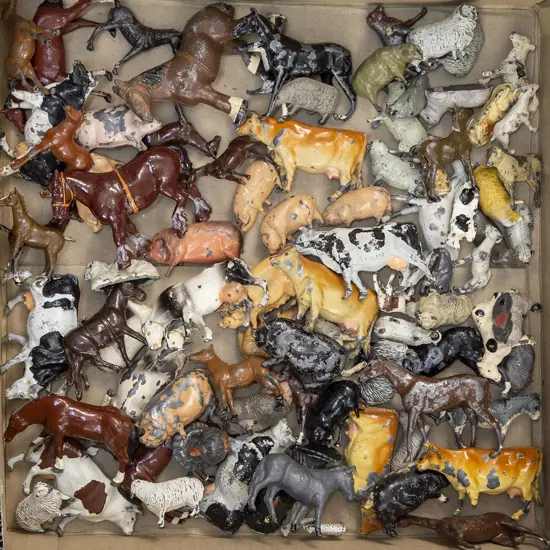 Mainly Britains Various Farm Animals approx 70pces