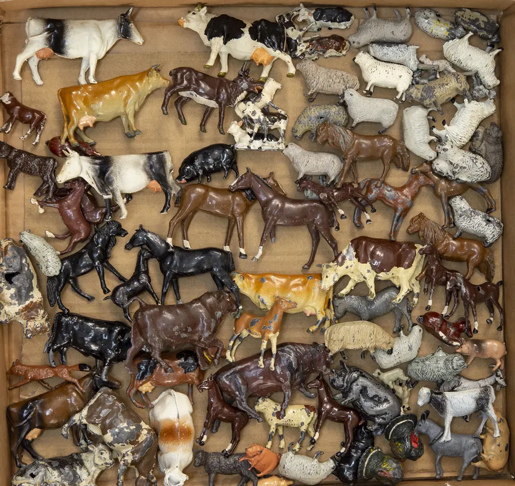 Mainly Britains Various Farm Animals approx 70pces Image 1++