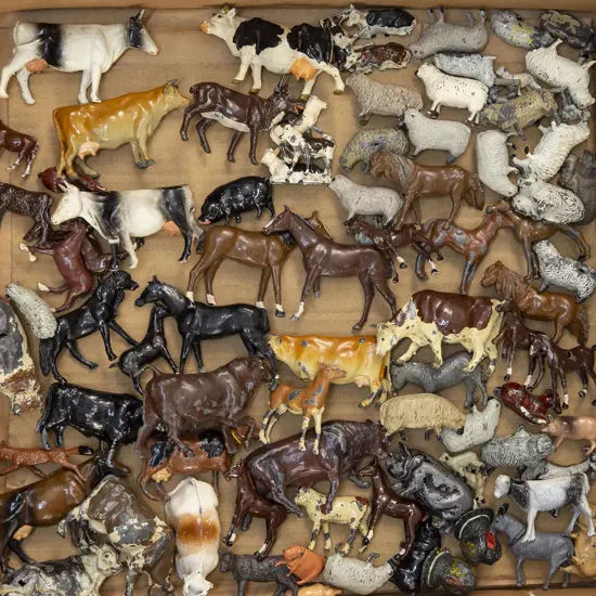 Mainly Britains Various Farm Animals approx 70pces