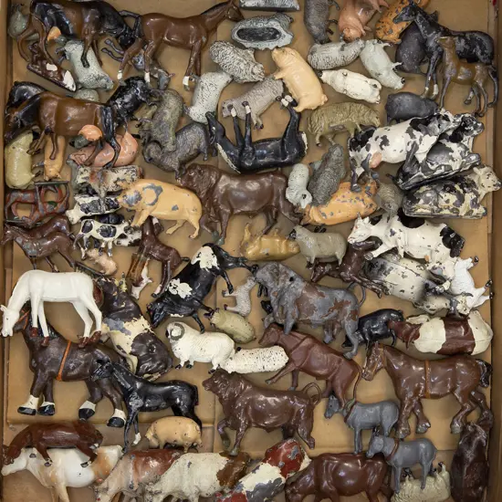 Mainly Britains Various Farm Animals approx 70pces