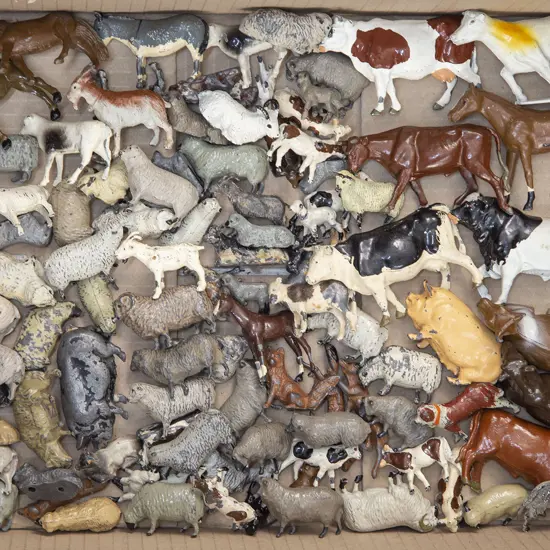 Mainly Britains Various Farm Animals approx 70pces