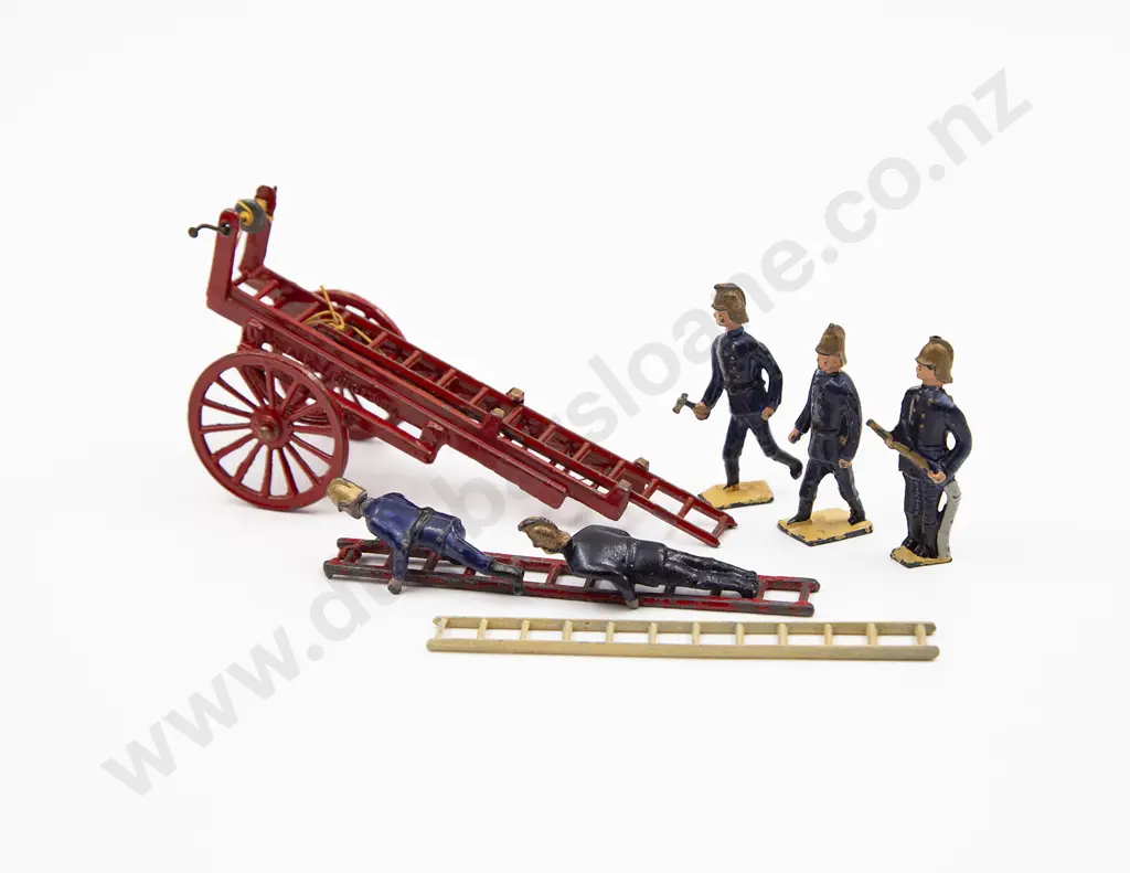 Taylor & Barrett Fire Wheeled Escape Ladder with Four Firemen Image 1++