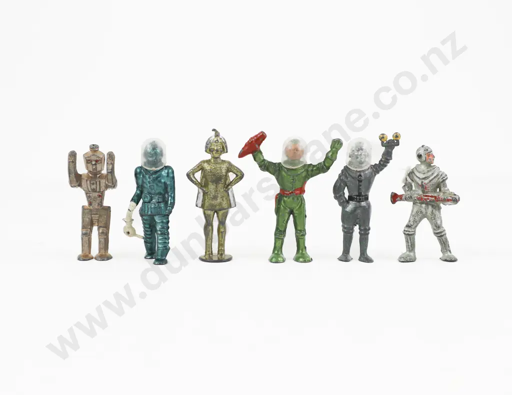 Made in England Johillco Hollow Cast Spacemen 6pces Image 1++