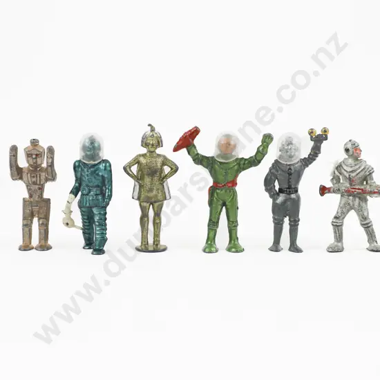 Made in England Johillco Hollow Cast Spacemen 6pces