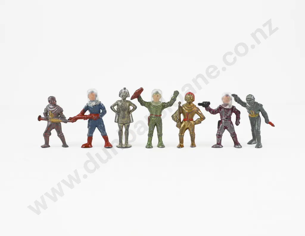 Made in England Johillco Hollow Cast Spacemen 6pces Image 1++