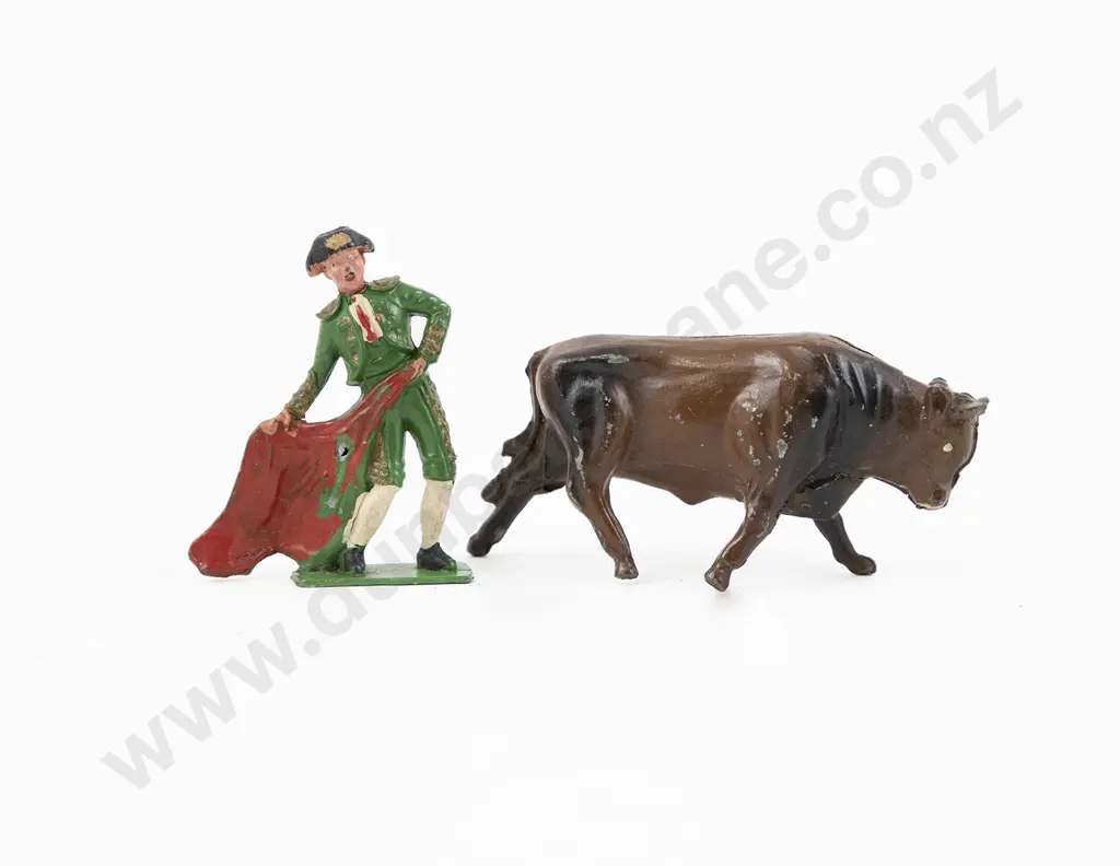 Made in England Crescent Toys Matador Bullfighter and Bull Image 1++
