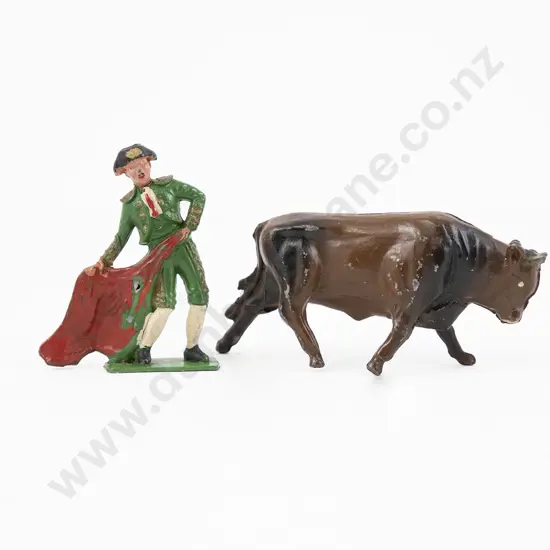 Made in England Crescent Toys Matador Bullfighter and Bull