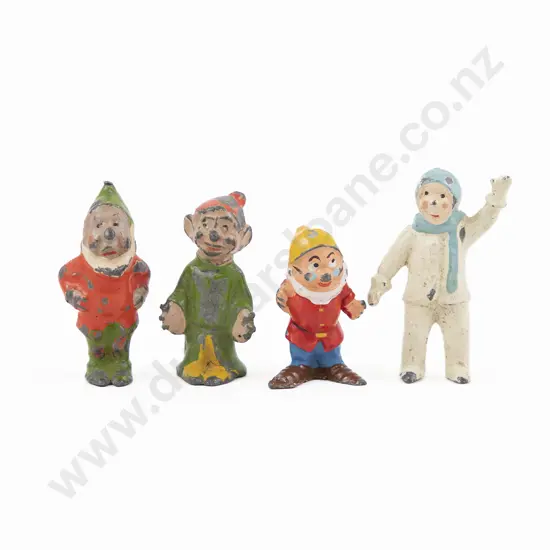 Three Disney Hollow Cast (Snow White) Dwarfs