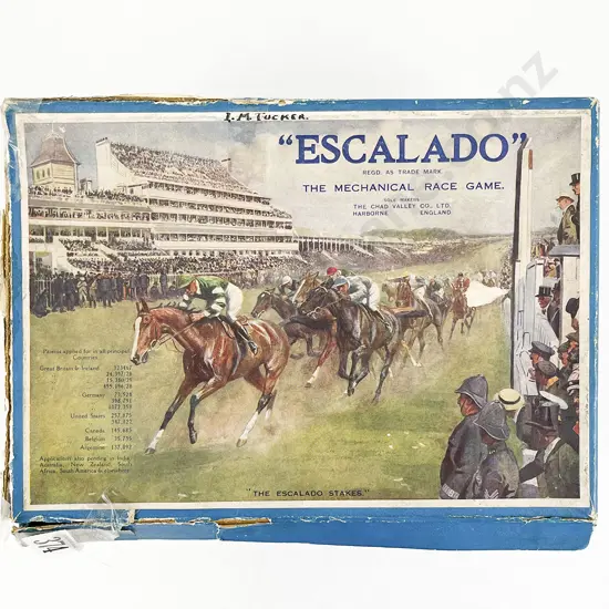 Boxed Chad Valley Escalado 'The Mechanical Race Game'
