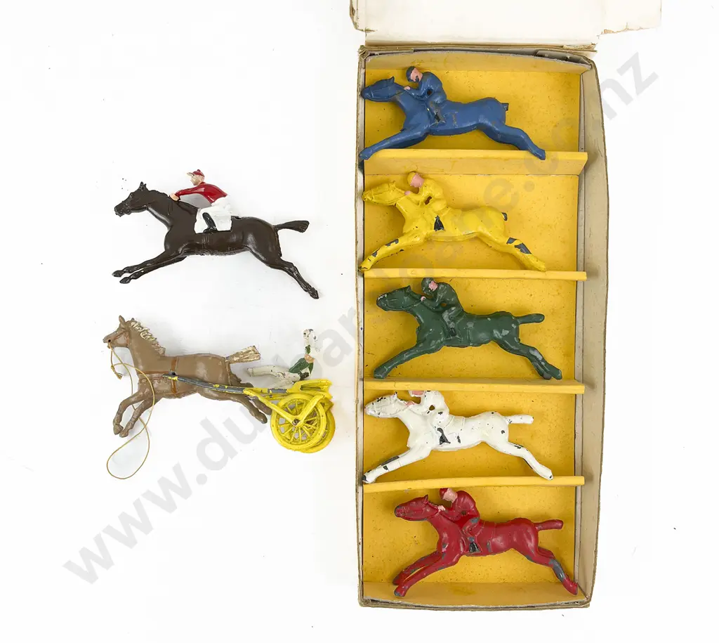 Chad Valley Escalado Five Racing Horses Image 1++
