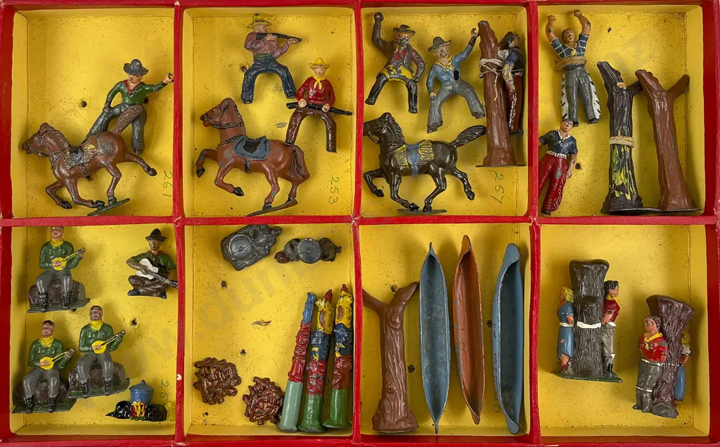 Timpo and Other Manufacture Cowboys and Accessories Image 1++