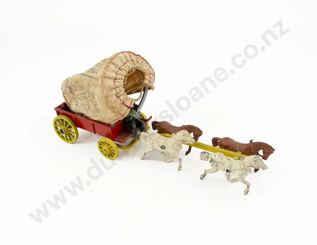 Covered Wagon with Cowboys and Indians 50pces Image 1++