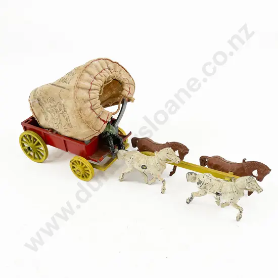 Covered Wagon with Cowboys and Indians 50pces
