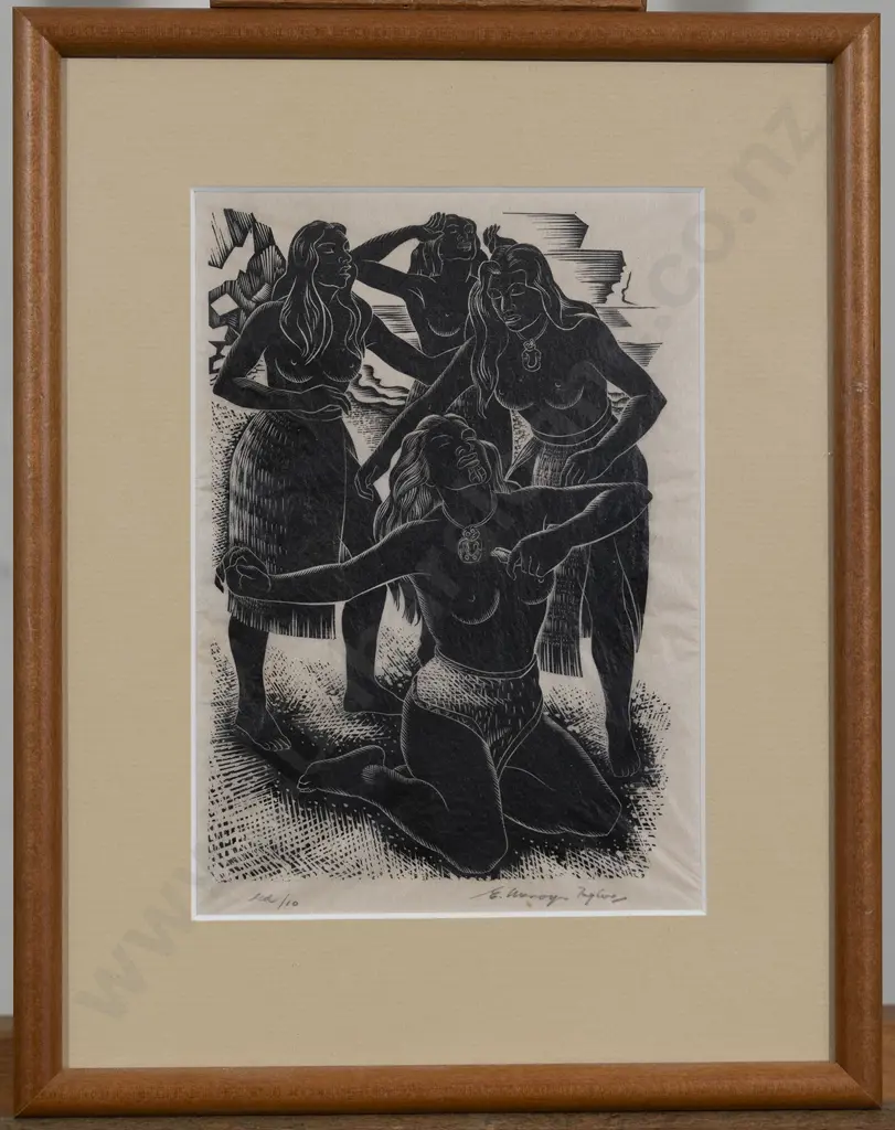 E. Mervyn Taylor (1906 - 1964) - Tangihanga Image 1++