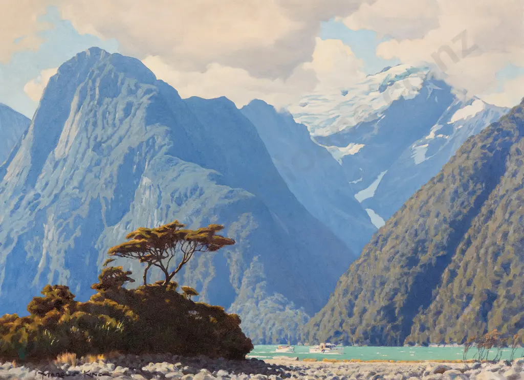Marcus King (1891-1983) - Mitre Peak Image 1++