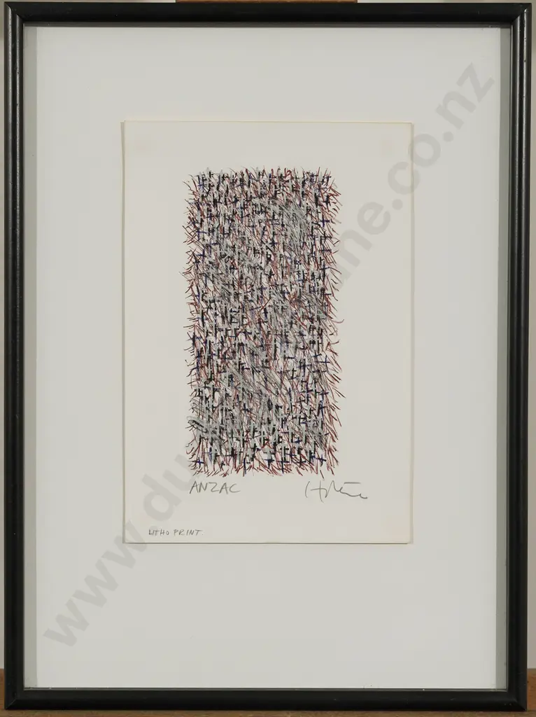 Ralph Hotere (1931 - 2013) - ANZAC Image 1++