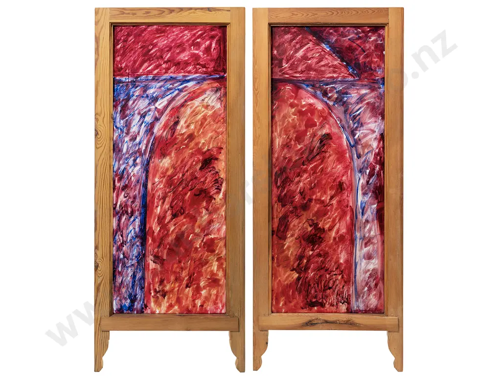 Ralph Hotere (1931 - 2013) - Untitled Diptych Image 1++