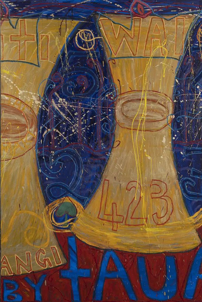 Emily Karaka -  Claims @ Te Kei o te Waka o Tainui (triptych) Image 1++