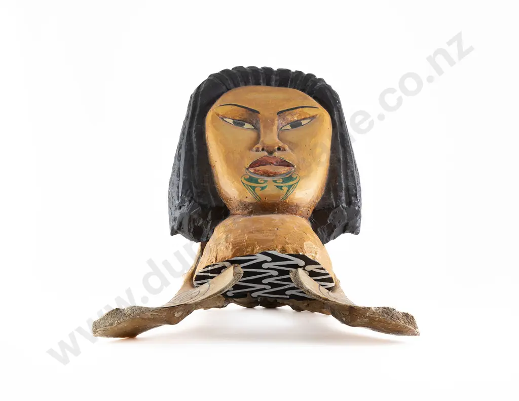 Robyn Kahukiwa (b 1940) - Wahine Moko Image 1++
