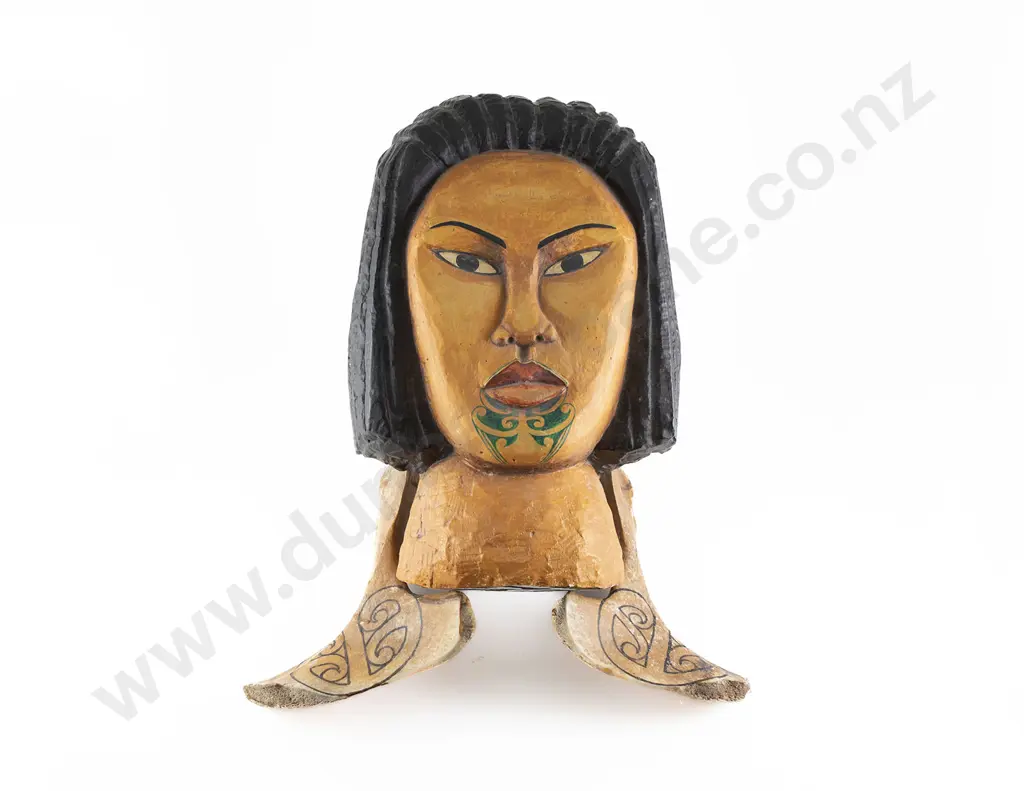Robyn Kahukiwa (b 1940) - Wahine Moko Image 1++