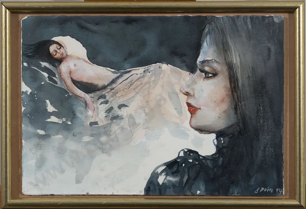 Seraphine Pick (b 1964) - When He Wakes #8 Image 1++