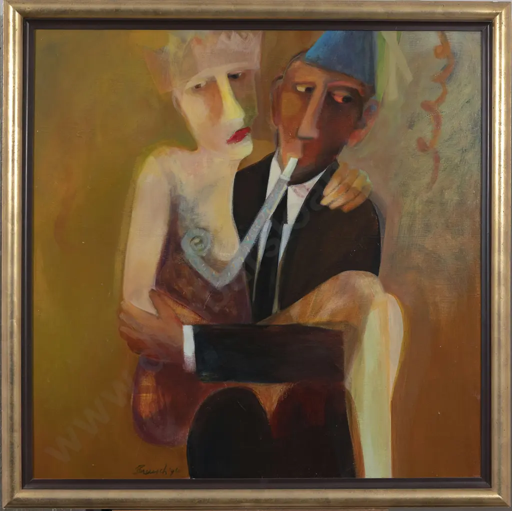 Cynthia Breusch (Australian 1959-) - The Office Party Image 1++