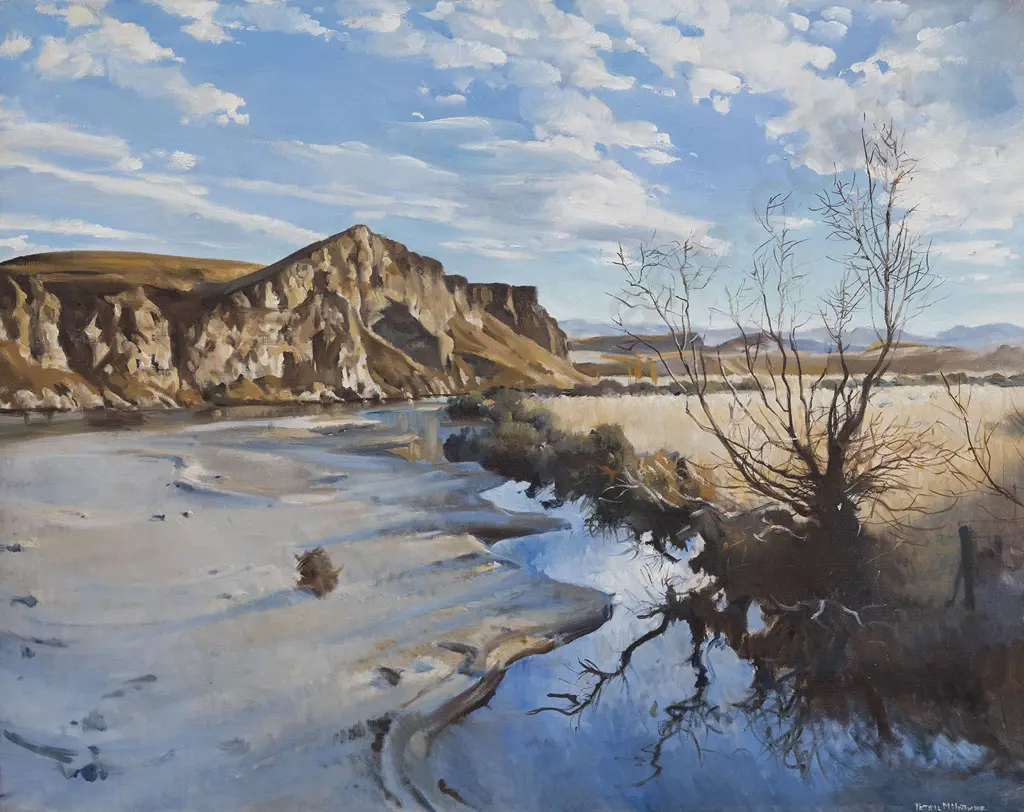 Peter McIntyre (1910 - 95) - Otago Landscape Image 1++
