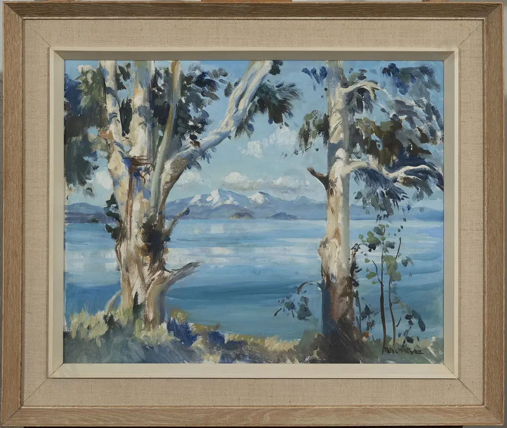Peter McIntyre (1910 - 1995) - Lake Taupo Image 1++