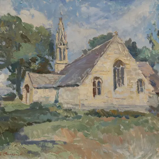 Sydney Lough Thompson (1877-1973) - Chapel of Cadol Brittany