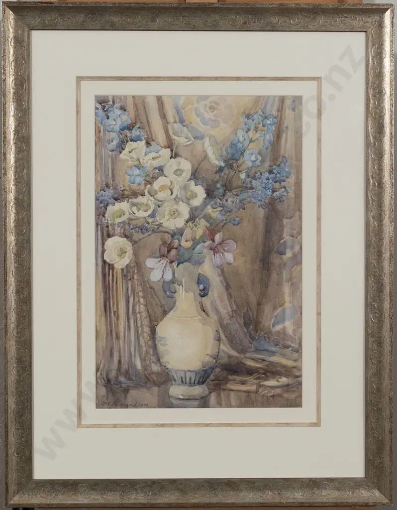 Dorothy Kate Richmond (1861-1935) - Vase of Spring Flowers Image 1++