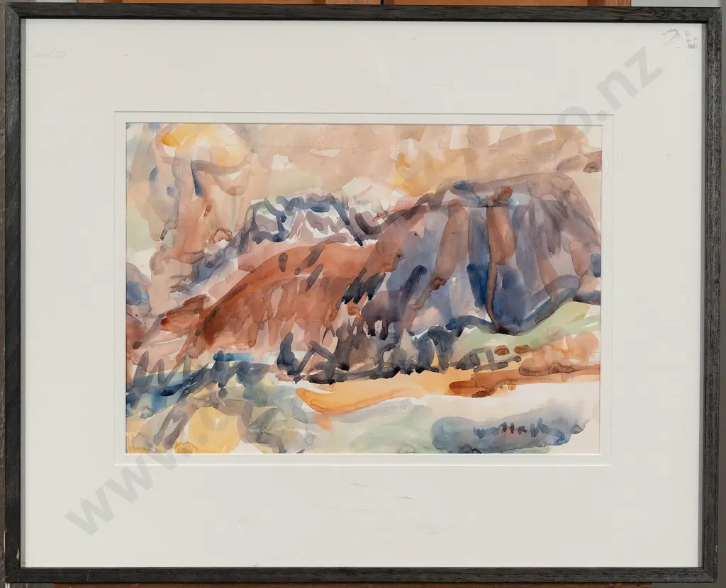 Mountford Tosswill (Toss) Woollaston (1910-1998) - Mt Arthur Range Image 1++
