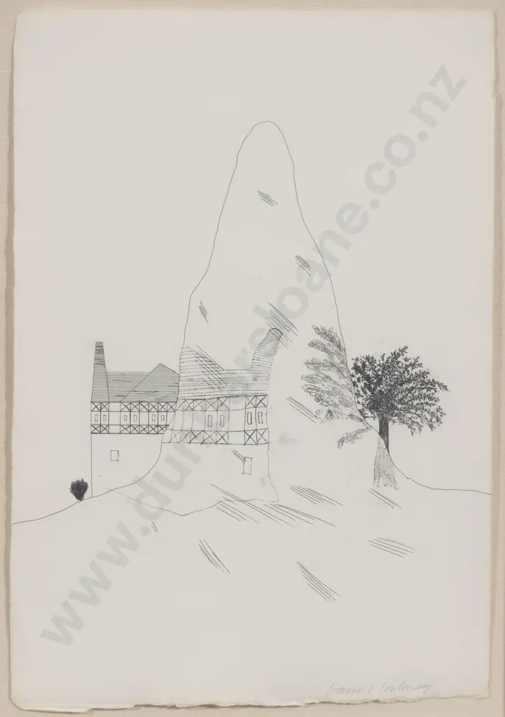 David Hockney (b.1937) - The Glass Mountain Image 1++