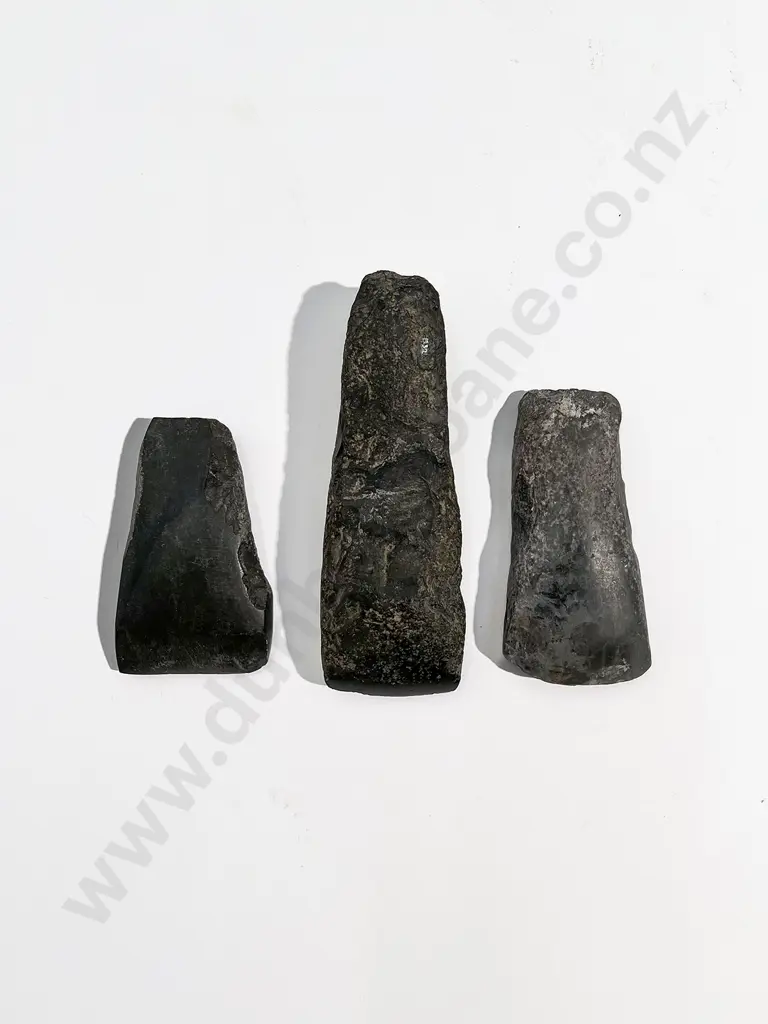 Three Pre-European Toki (Argillite) Image 1++