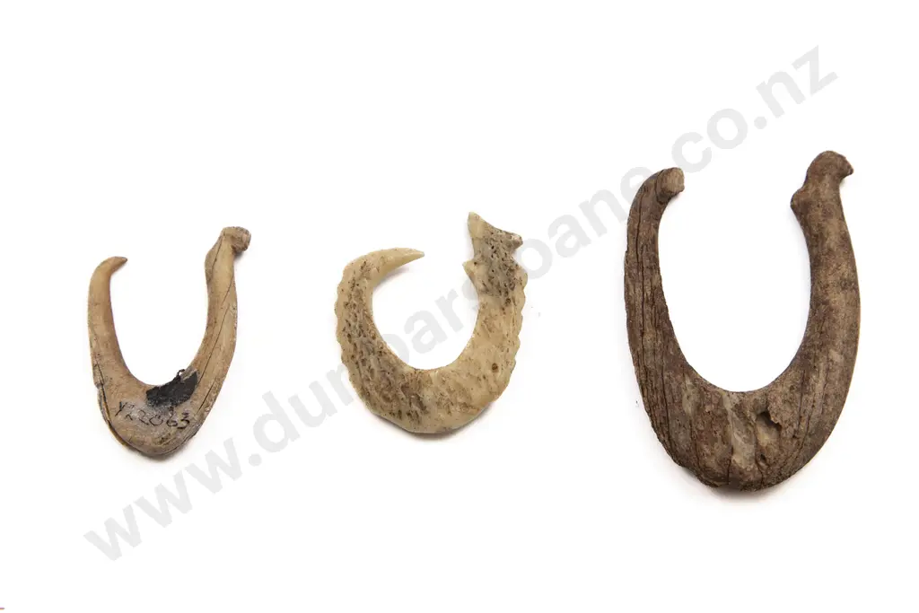 Four Bone Hei Matau (Fish Hooks) Image 1++