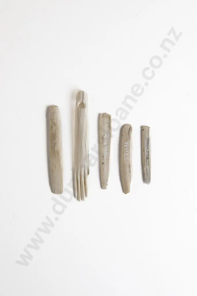 Four Bone Uhi (Ta Moko Chisels) Image 1++