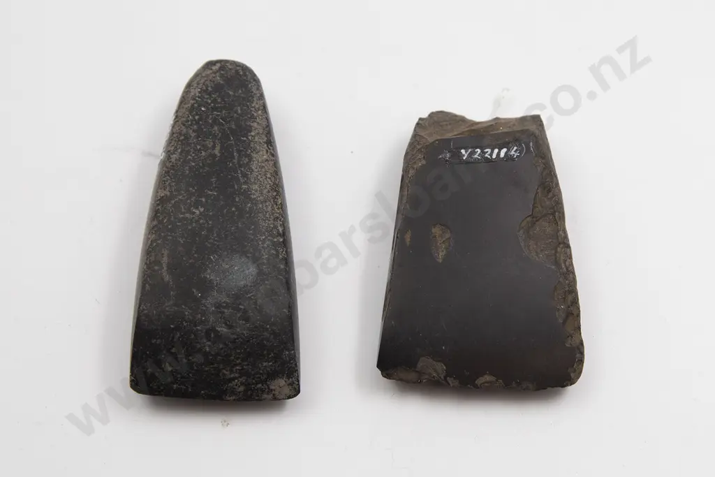 Two Pre-European Toki (Argillite) Image 1++